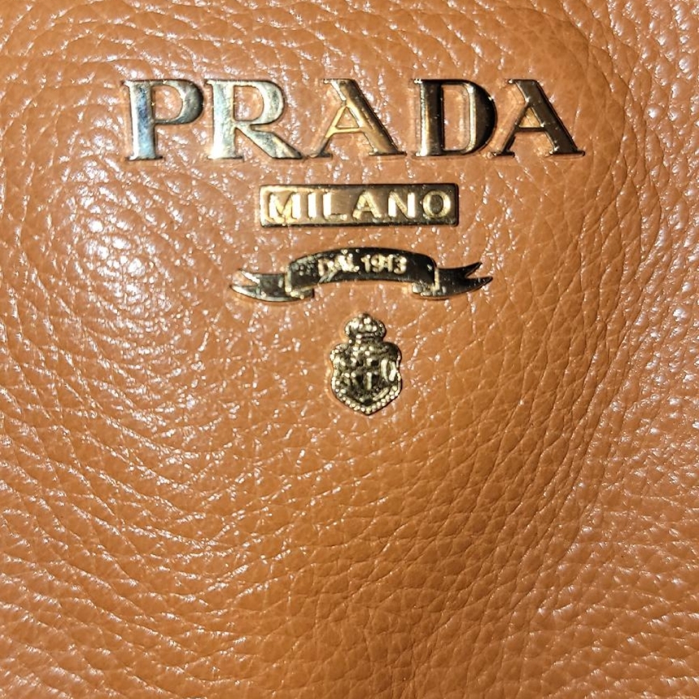 Prada brown cognac handbag - Picture 6 of 12